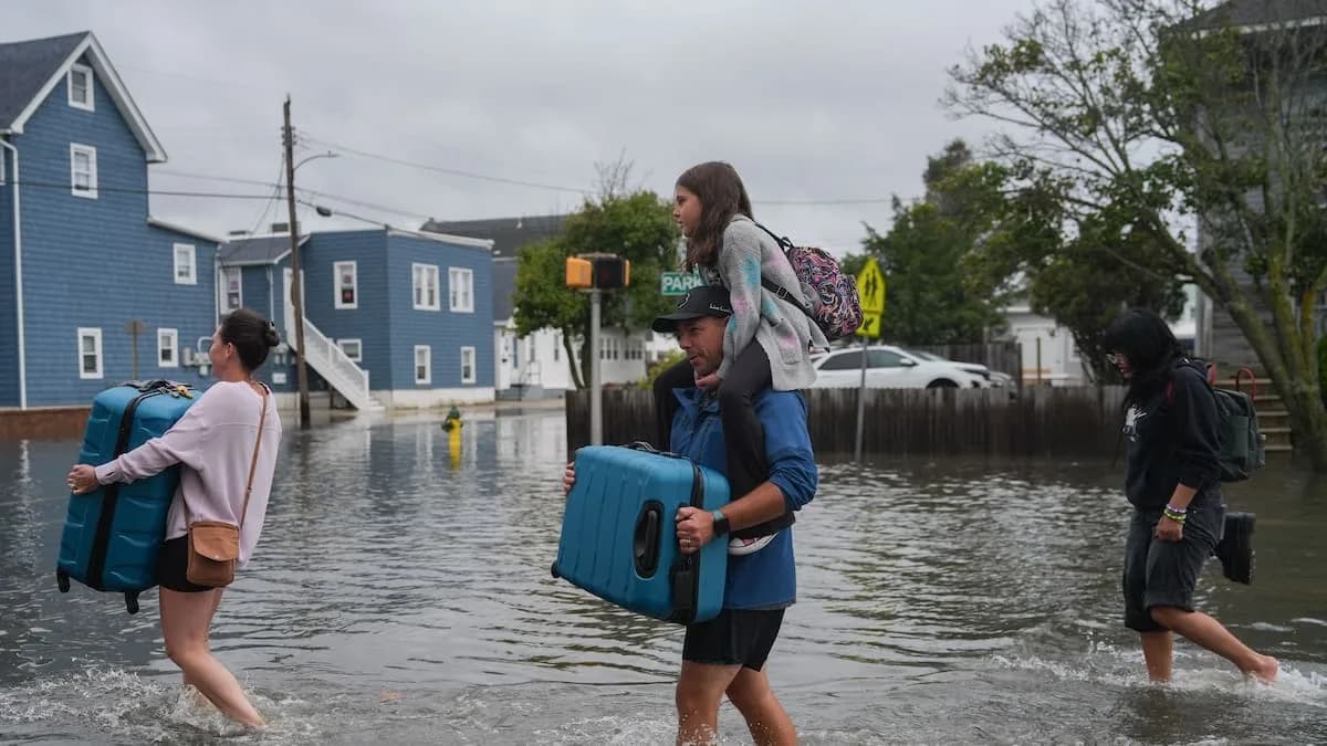 Nor’easter en Nueva York: avanza una tormenta invernal y hay alerta por inundaciones que llegan hasta Nueva Jersey