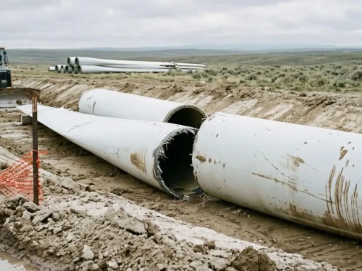 El abandono de 1.124 palas de turbinas eólicas genera una crisis ambiental, pero una planta de cemento de Missouri ya encontró una segunda vida para otras 7.000
