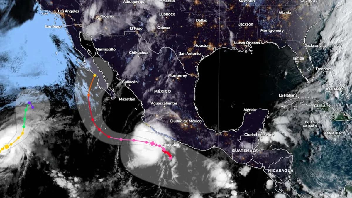 Trayectoria del huracán Polo en vivo: el coloso avanza en categoría 5 y se dirige al sur de California