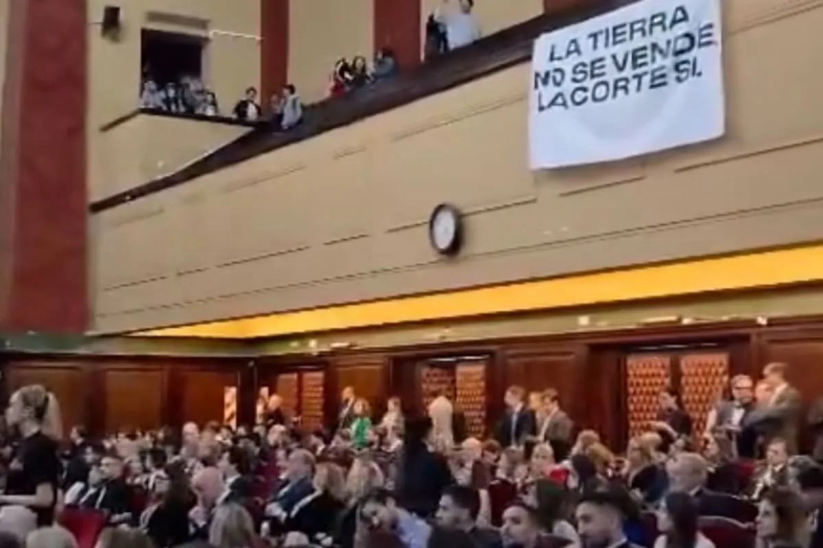 La Cámpora protestó contra la Corte Suprema en la Facultad de Derecho