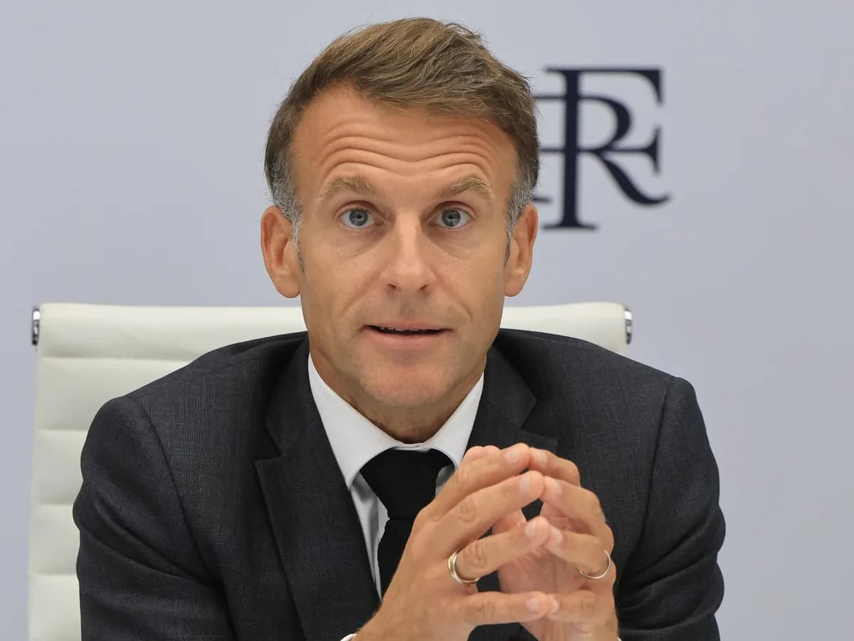 Macron habla por TV tras una ola de violencia en Francia con 1.800 detenidos
