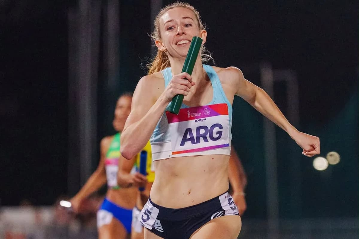 Megan Powell, la inesperada medallista argentina que tiene sangre irlandesa y se entrena en Estados Unidos