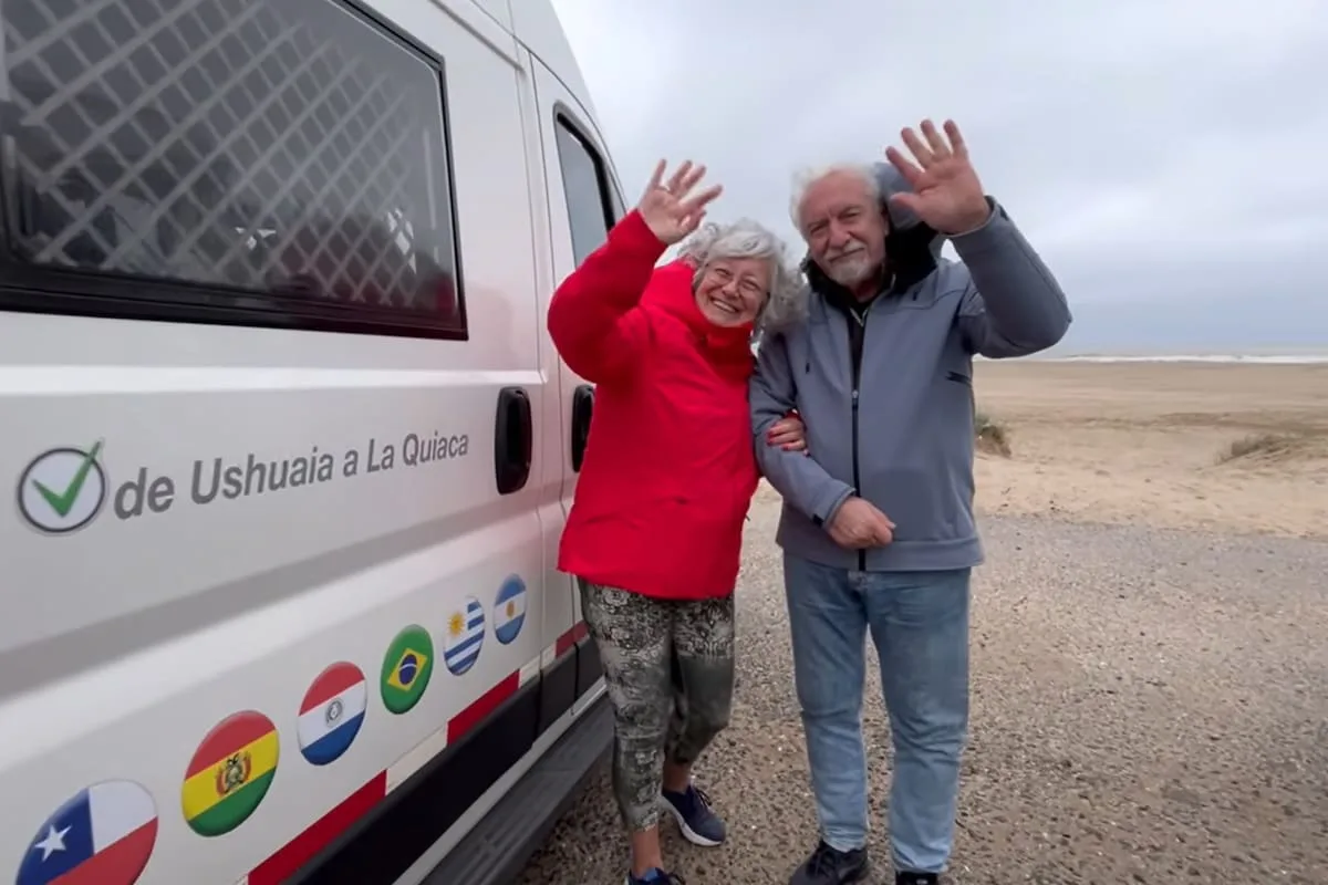 Reina y Paco, de 70 y 72 años, recorrieron 83.000 km en motorhome por Sudamérica