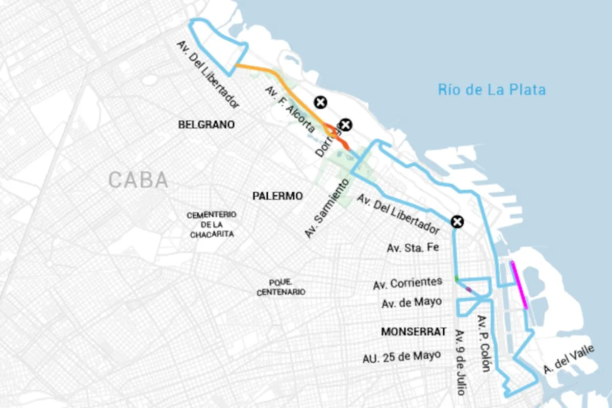 Maratón con récord de inscriptos: los cortes de calle que afectarán a la ciudad desde mañana