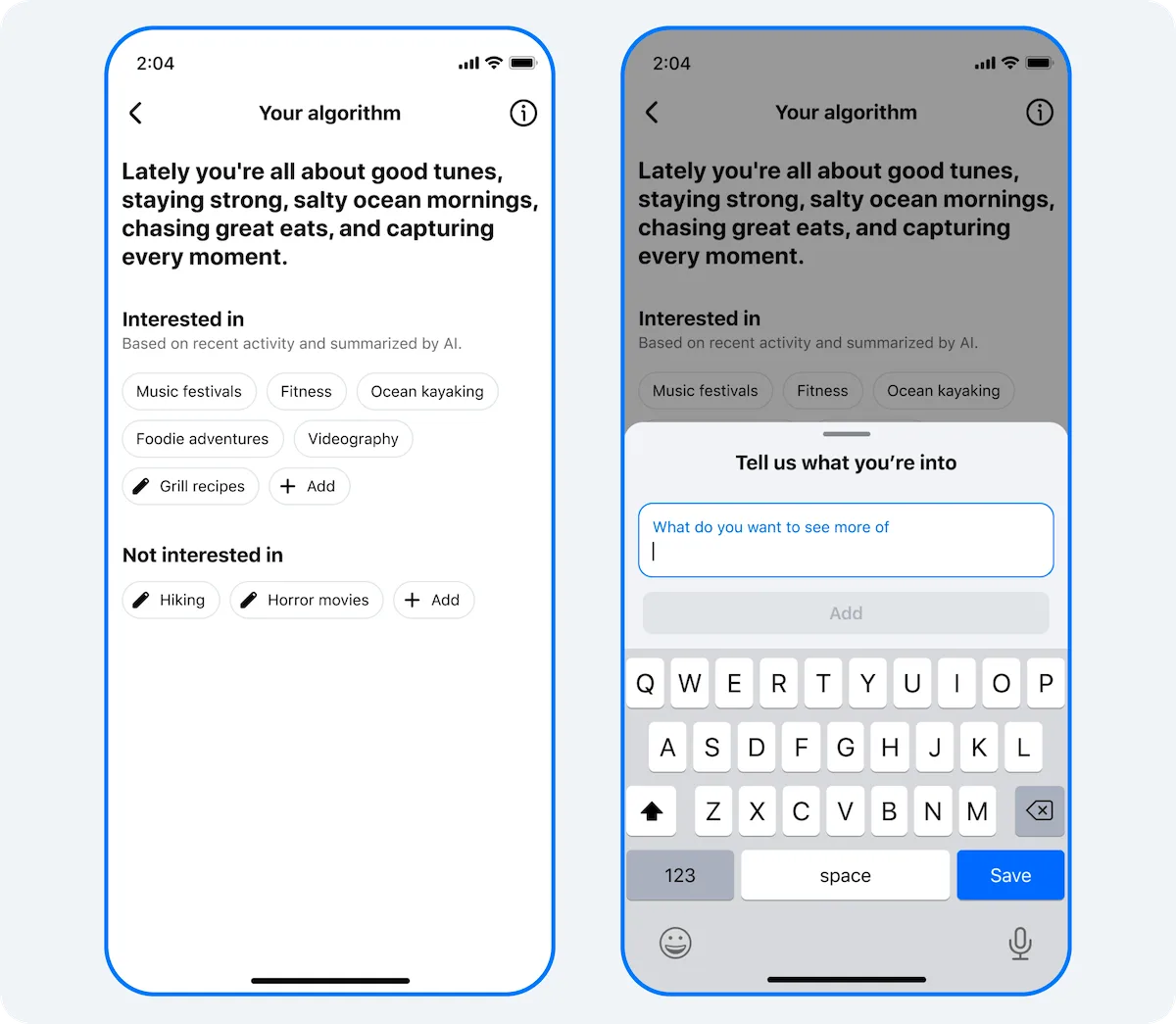 Facebook lanza "Tu algoritmo": los usuarios podrán elegir qué ven en el feed