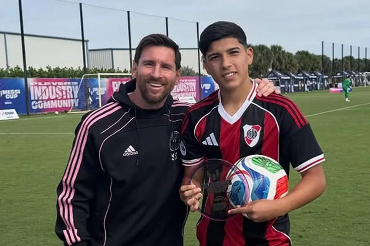 River blindó a Bruno Cabral, la joya de 16 años que promedia más de un gol por partido
