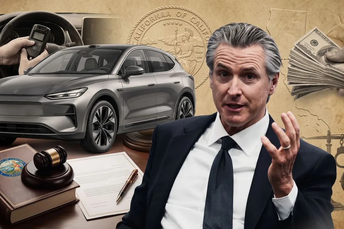 Confirmado en California: Newsom firmó una ley que endurece multas y medidas a conductores alcoholizados