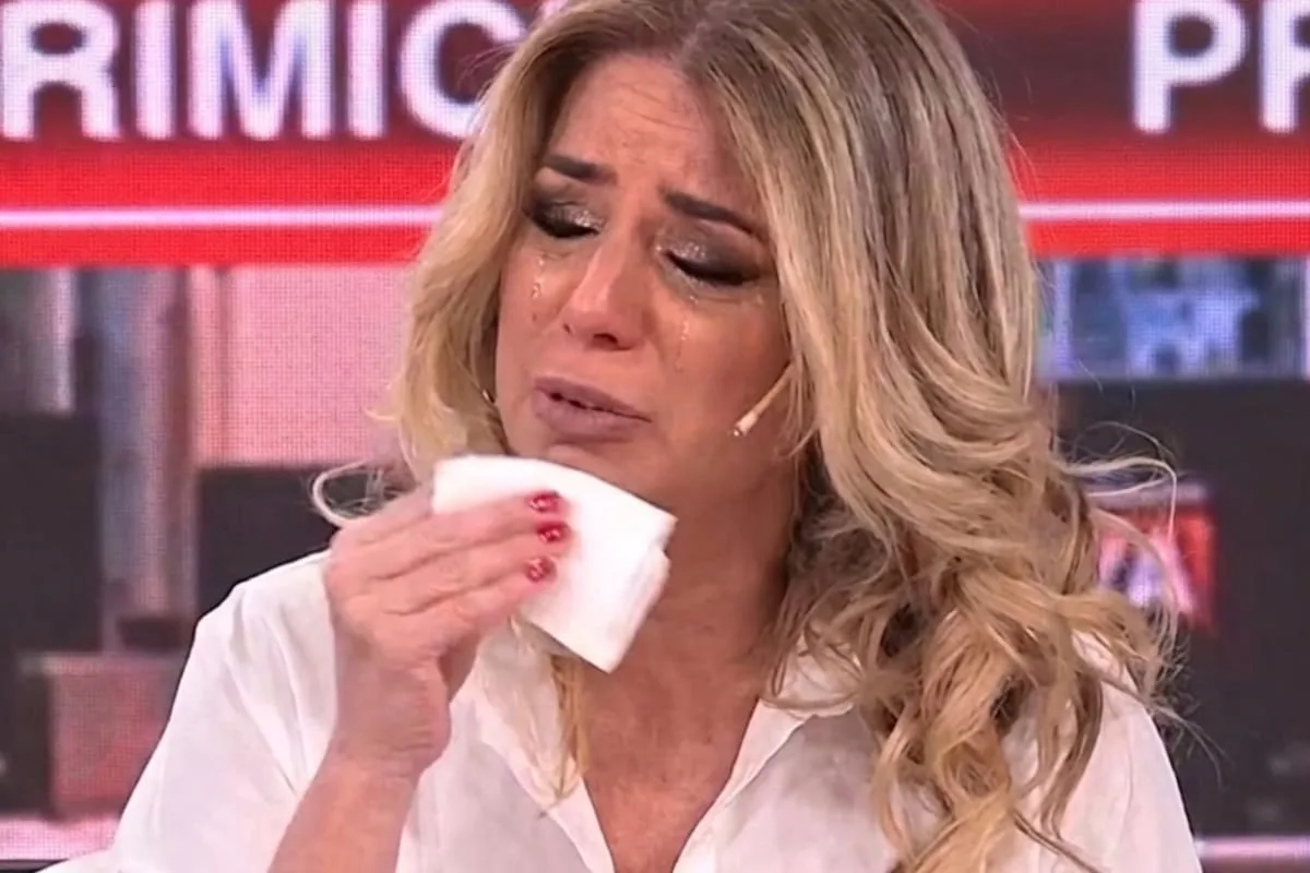 El llanto desconsolado de Marina Calabró en vivo al recordar a Chiche Gelblung