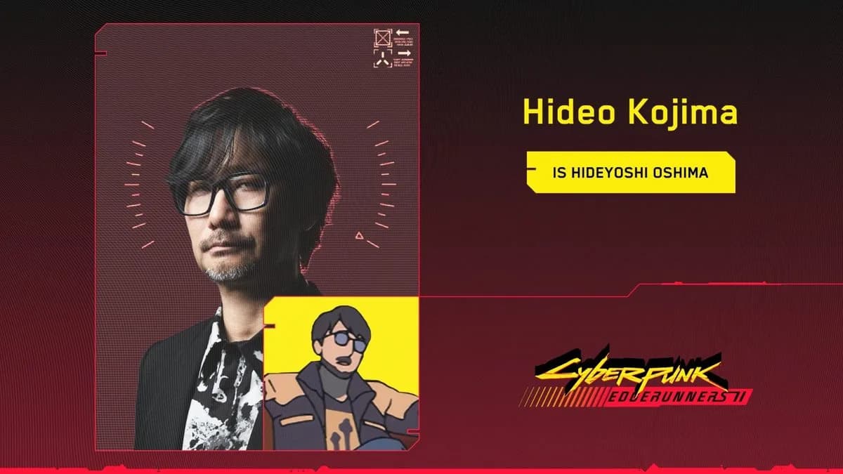 Hideo Kojima vuelve a Cyberpunk: Edgerunners 2 como Hideyoshi Oshima