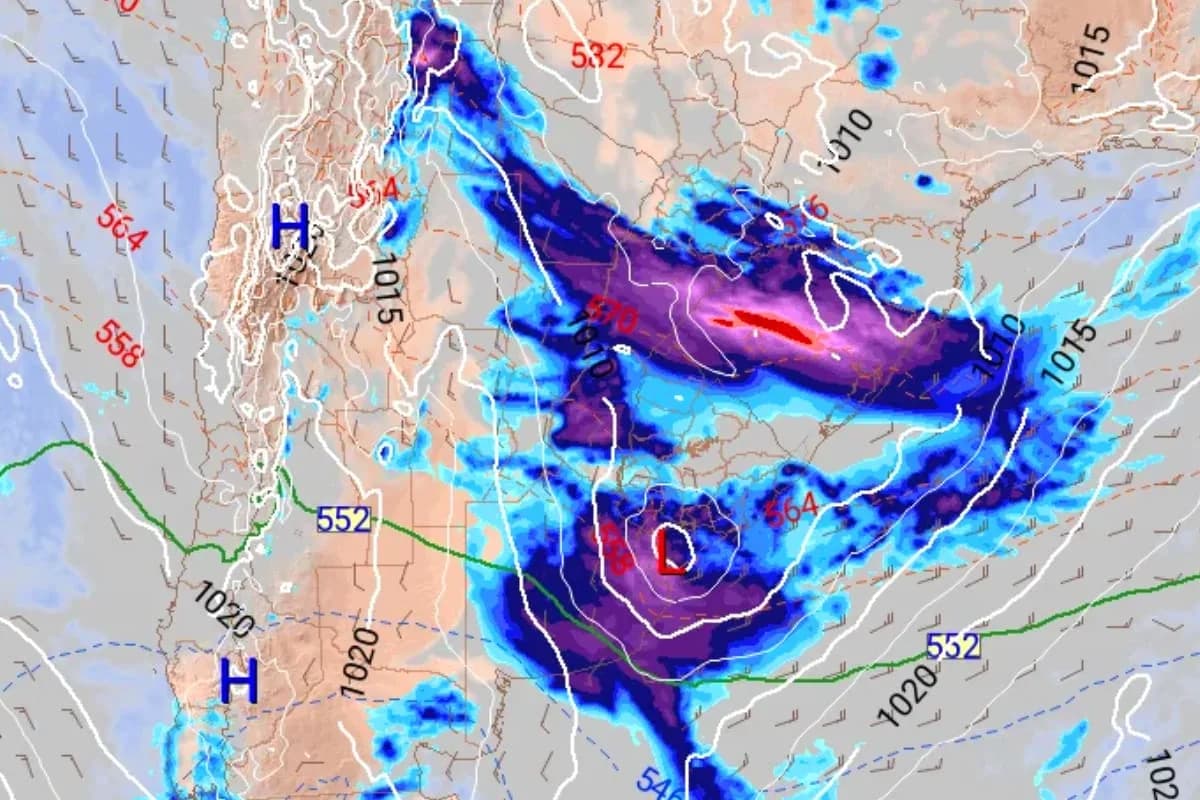 Pronóstico del tiempo: hasta cuándo siguen las lluvias en el AMBA, según el Servicio Meteorológico Nacional