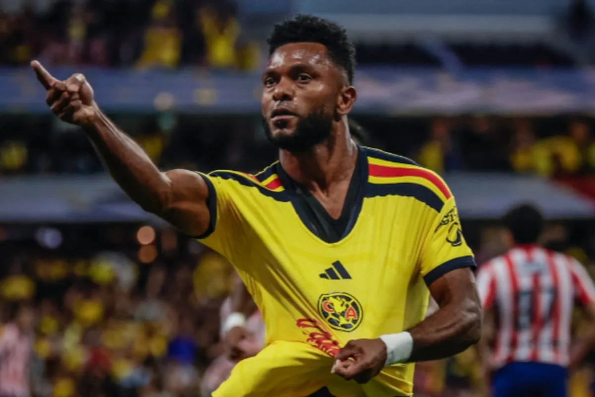 Miguel Borja hizo un golazo de chilena y rescató a América en el clásico ante Chivas, el equipo de Gabriel Milito