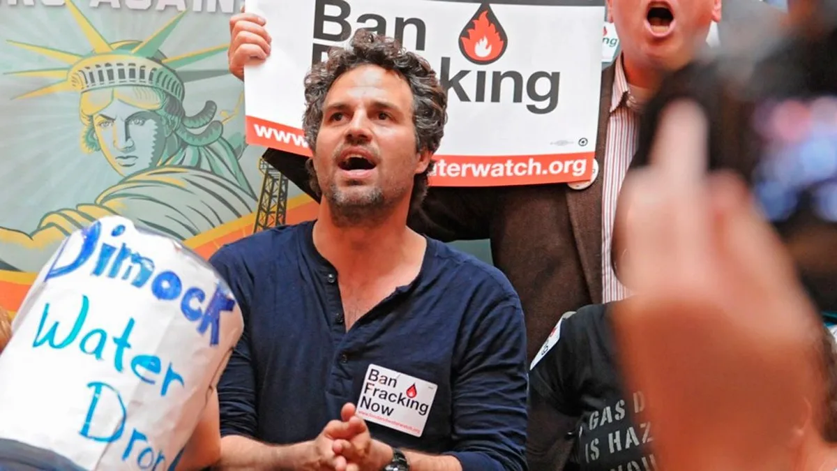 Mark Ruffalo y sus 20 hectáreas en Nueva York: casi 20 años de lucha contra el fracking
