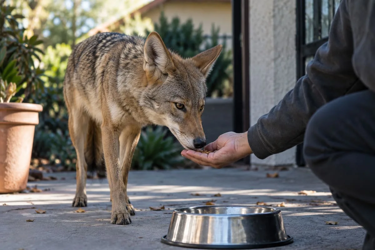 California: alimentó a un coyote durante meses y ahora podría enfrentar cargos penales