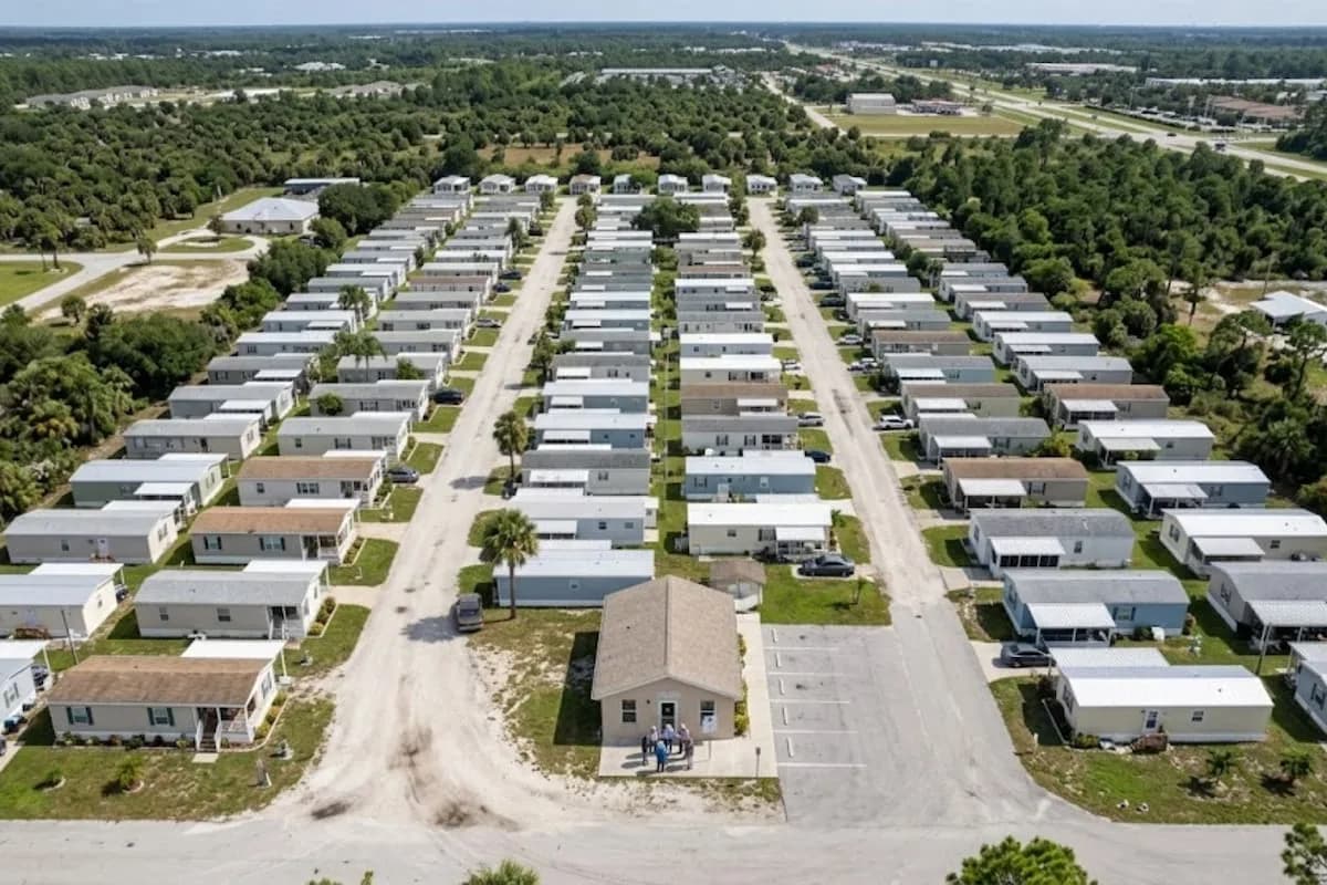 Florida limita al 3% anual el aumento de impuestos en parques de casas móviles desde 2027