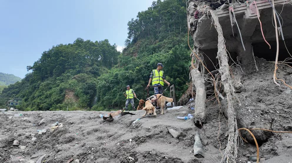 Nepal: un nuevo deslizamiento bloquea el río Chaulani y obliga a evacuar a familias en Darchula