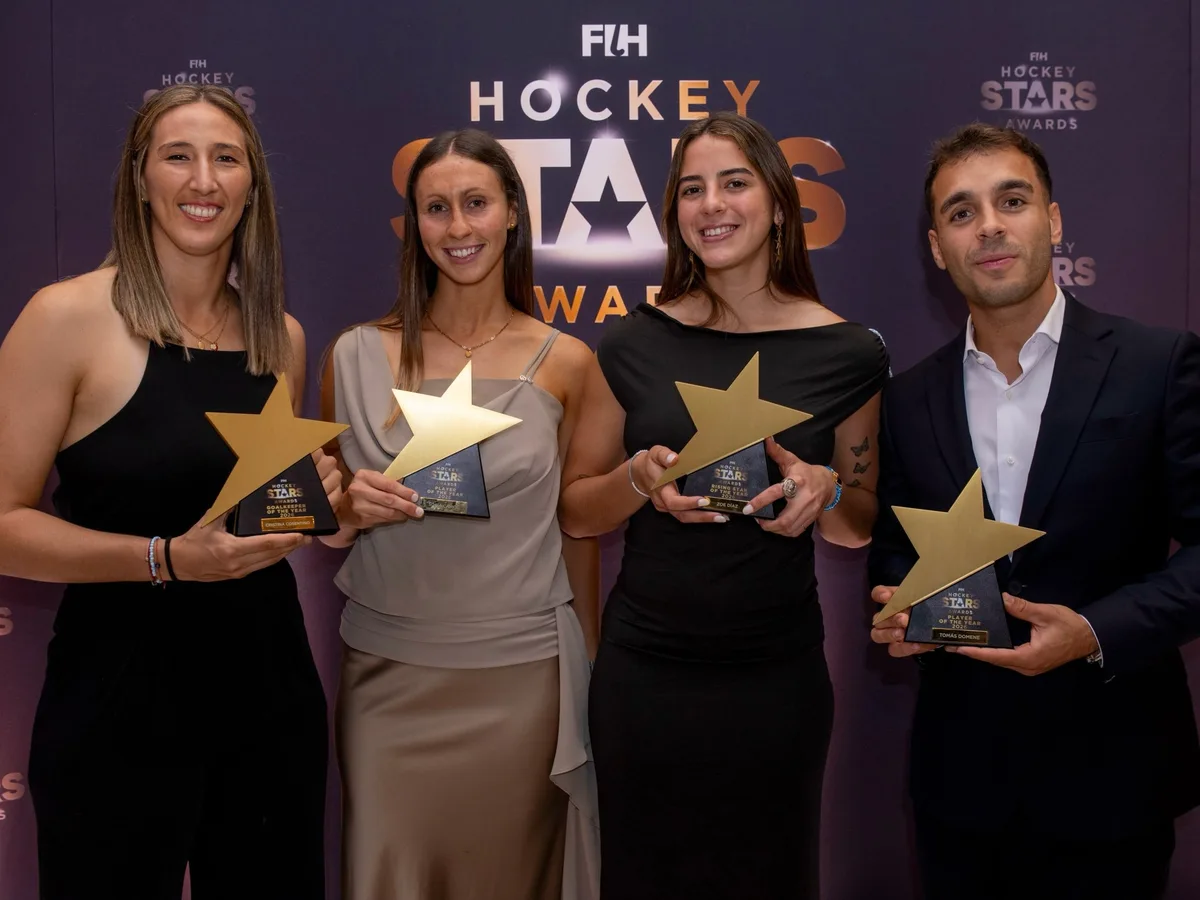 Argentina copó los Hockey Stars Awards 2026 en Doha con cuatro premios individuales