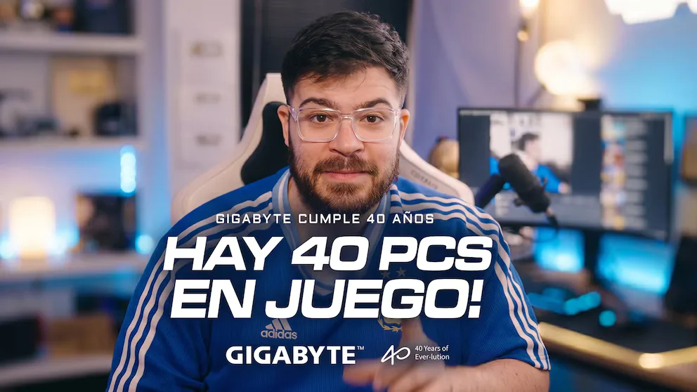 Gigabyte cumple 40 años y sortea 40 PC gamer en Latinoamérica
