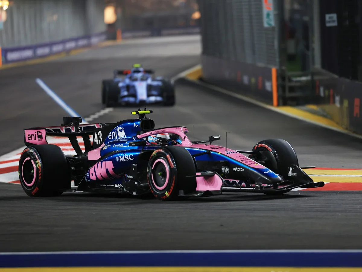 GP de Singapur de Fórmula 1: Franco Colapinto larga 15° y busca la remontada