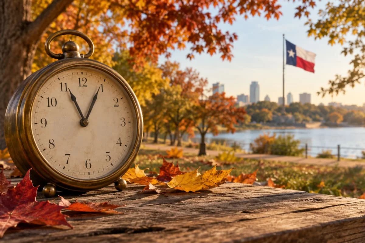Ya es oficial: confirman cuándo cambia la hora en USA y el día que llega el otoño 2026 a Texas