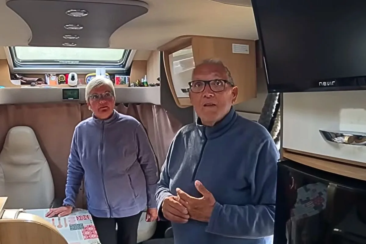 Maribel y Vicente, nómadas: “Es mucho más económico vivir en una casa rodante que en un departamento”