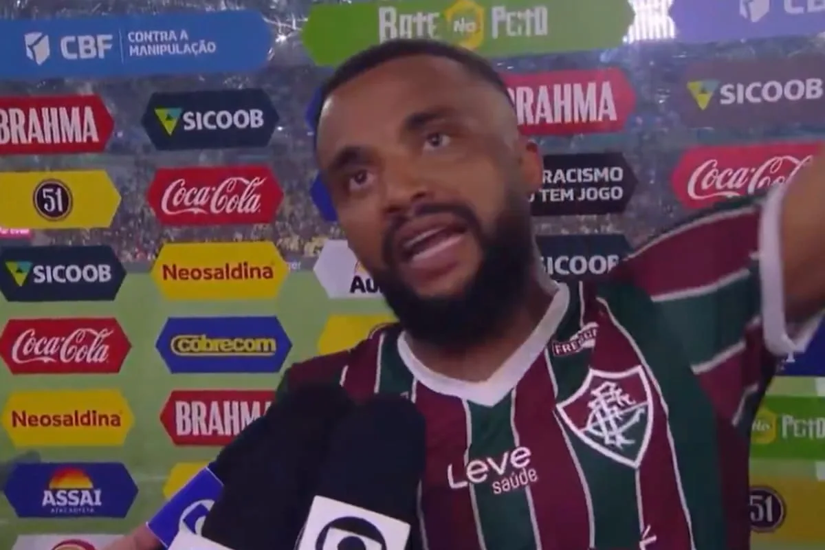 Samuel Xavier estalló contra el arbitraje tras la derrota de Fluminense ante Flamengo