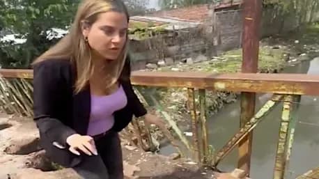 Quilmes: denunció un puente en mal estado