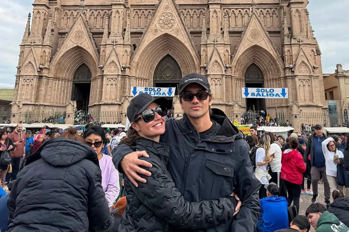 Sofía Jiménez cumplió su promesa y realizó la Peregrinación a Luján con su novio: “Hoy entendí el por qué”