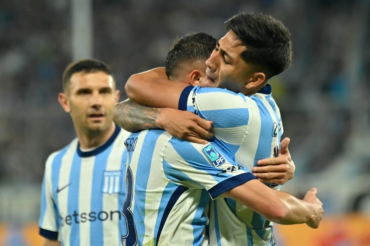 Racing se soltó con golazos para salir del fondo de la tabla y que Vojvoda encuentre algo de calma