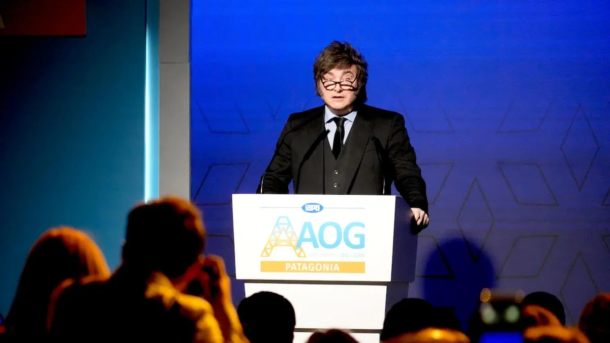 Milei habló de una "revancha histórica" energética y el Gobierno posterga la ley de Malvinas