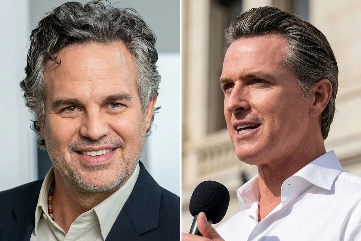 Mark Ruffalo cruzó a Newsom por el impuesto a los ricos en California