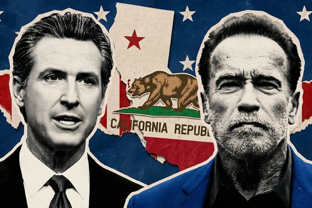 Newsom defendió la ley ambiental que firmó Schwarzenegger en California