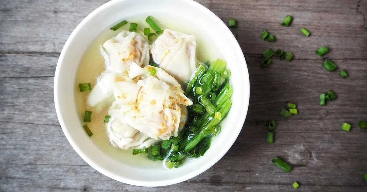 Receta de sopa wonton: fácil y sabrosa para compartir
