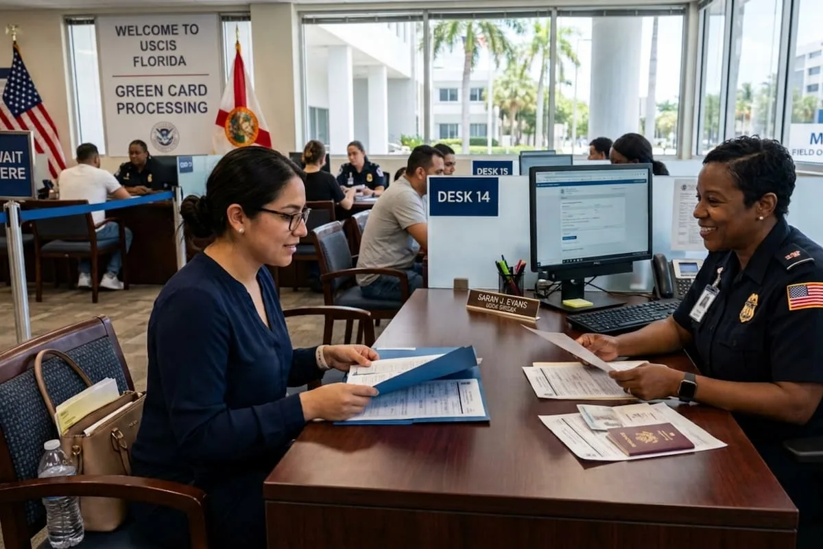 Oficial en Florida: la regla del Uscis para reemplazar la tarjeta de residente permanente en 2026