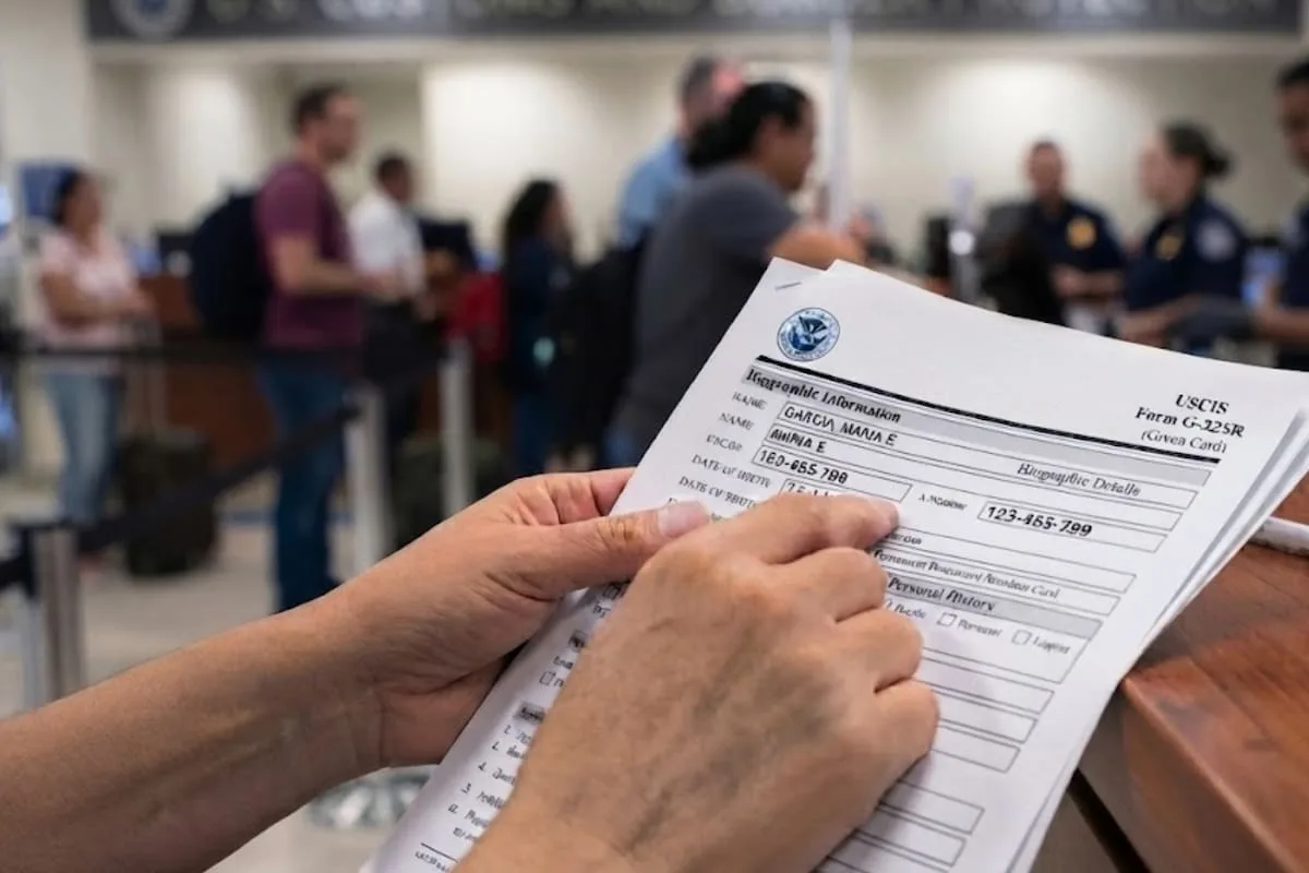 Comprobante G-325R del USCIS: el formulario que ayuda a migrantes ante controles del ICE