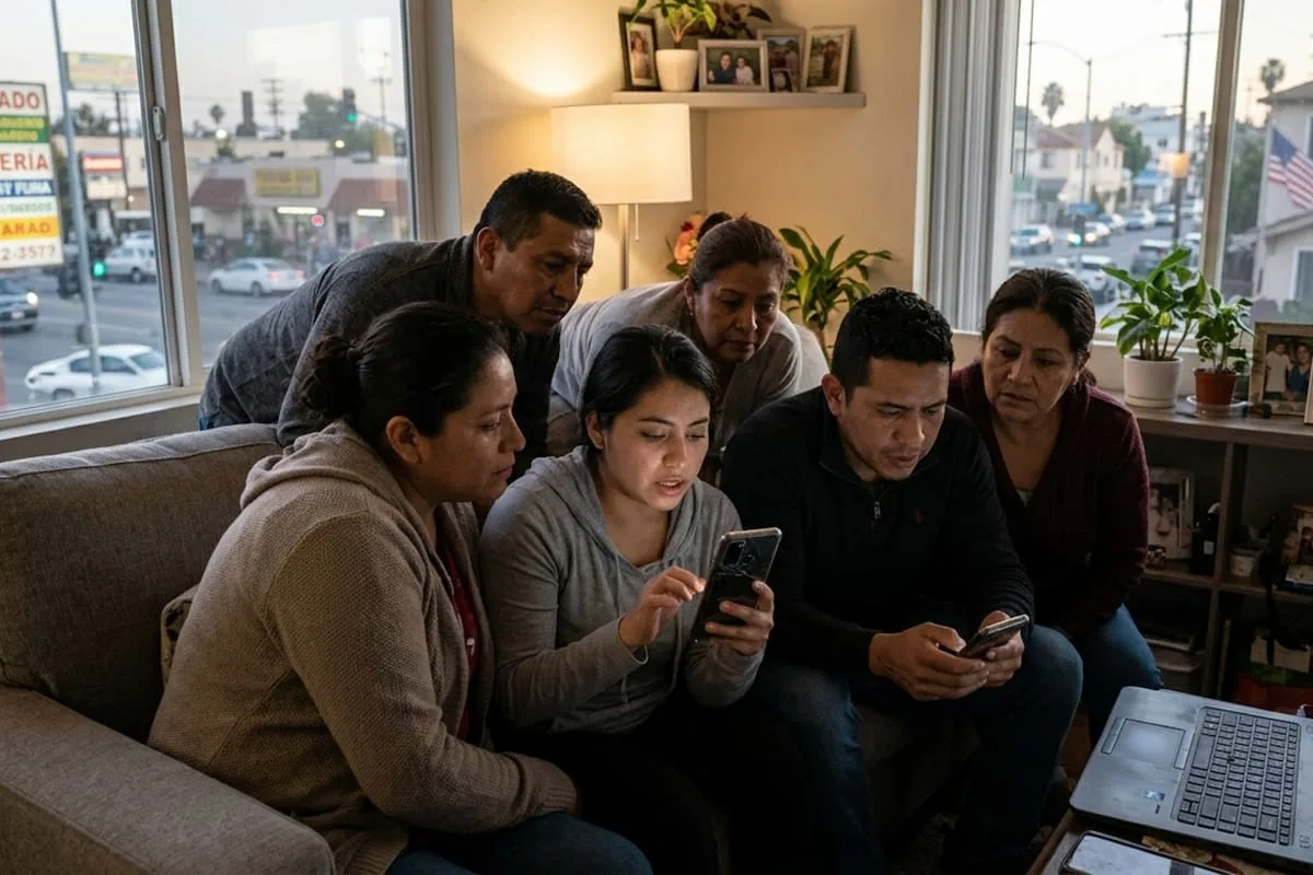 Migrantes latinos en EE.UU. usan WhatsApp para alertar sobre operativos del ICE