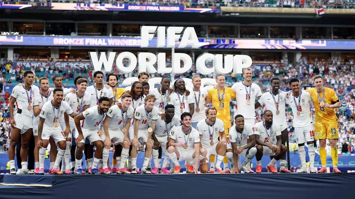 Inglaterra goleó 6-4 a Francia y se quedó con el tercer puesto del Mundial