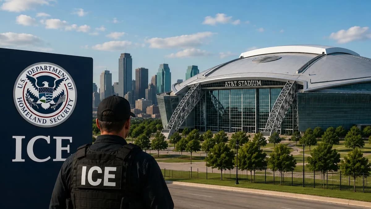 ICE confirmó operativos en Dallas por el partido del Mundial 2026