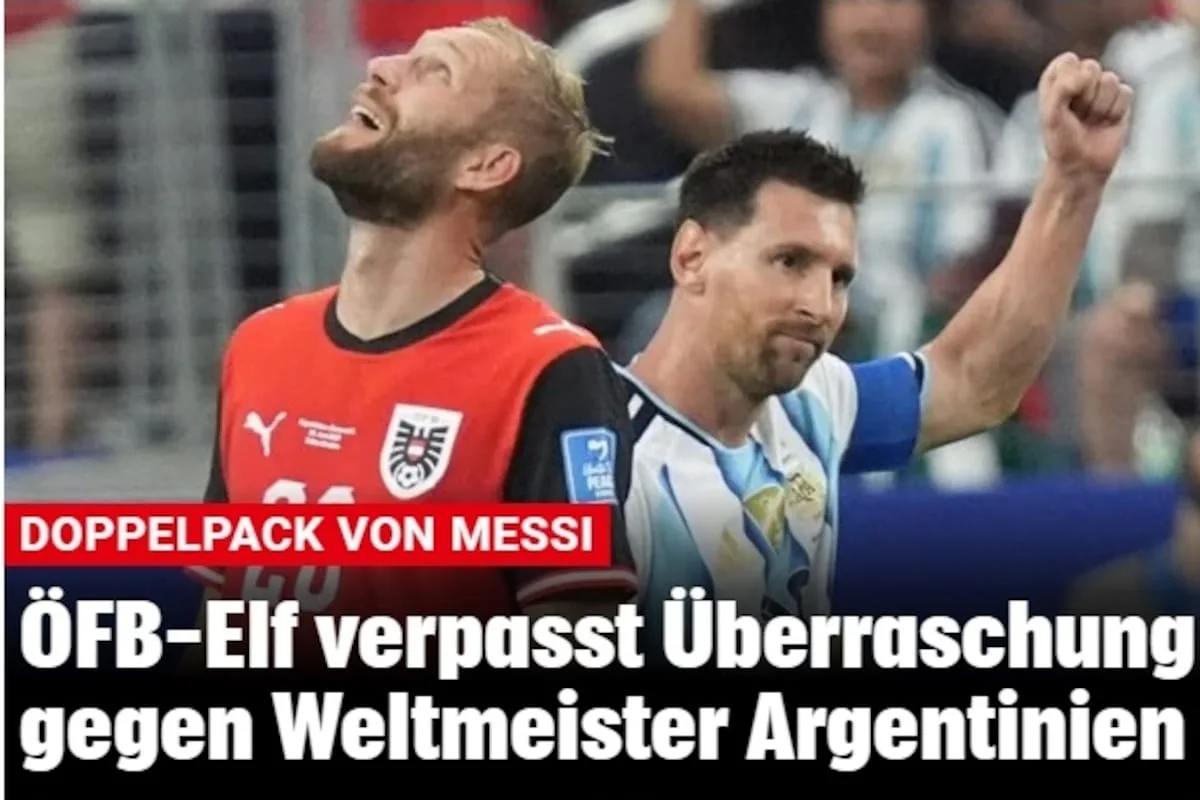 Messi dominó en la victoria argentina sobre Austria