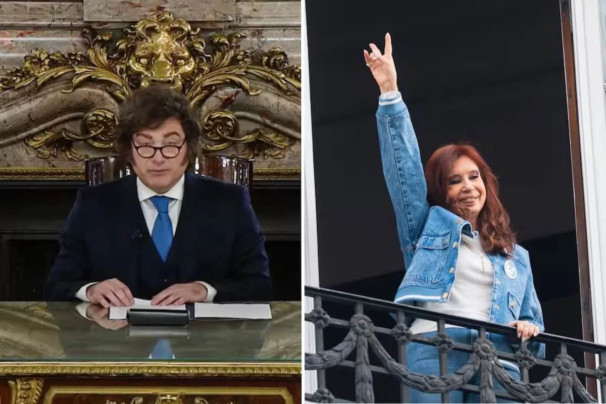 Milei acusó a Cristina Kirchner de haber robado 10.000 millones de dólares con el Banco Central