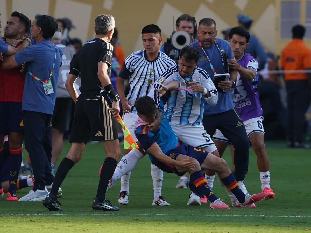 Argentina-España: Scaloni evitó una pelea tras la final del Mundial 2026