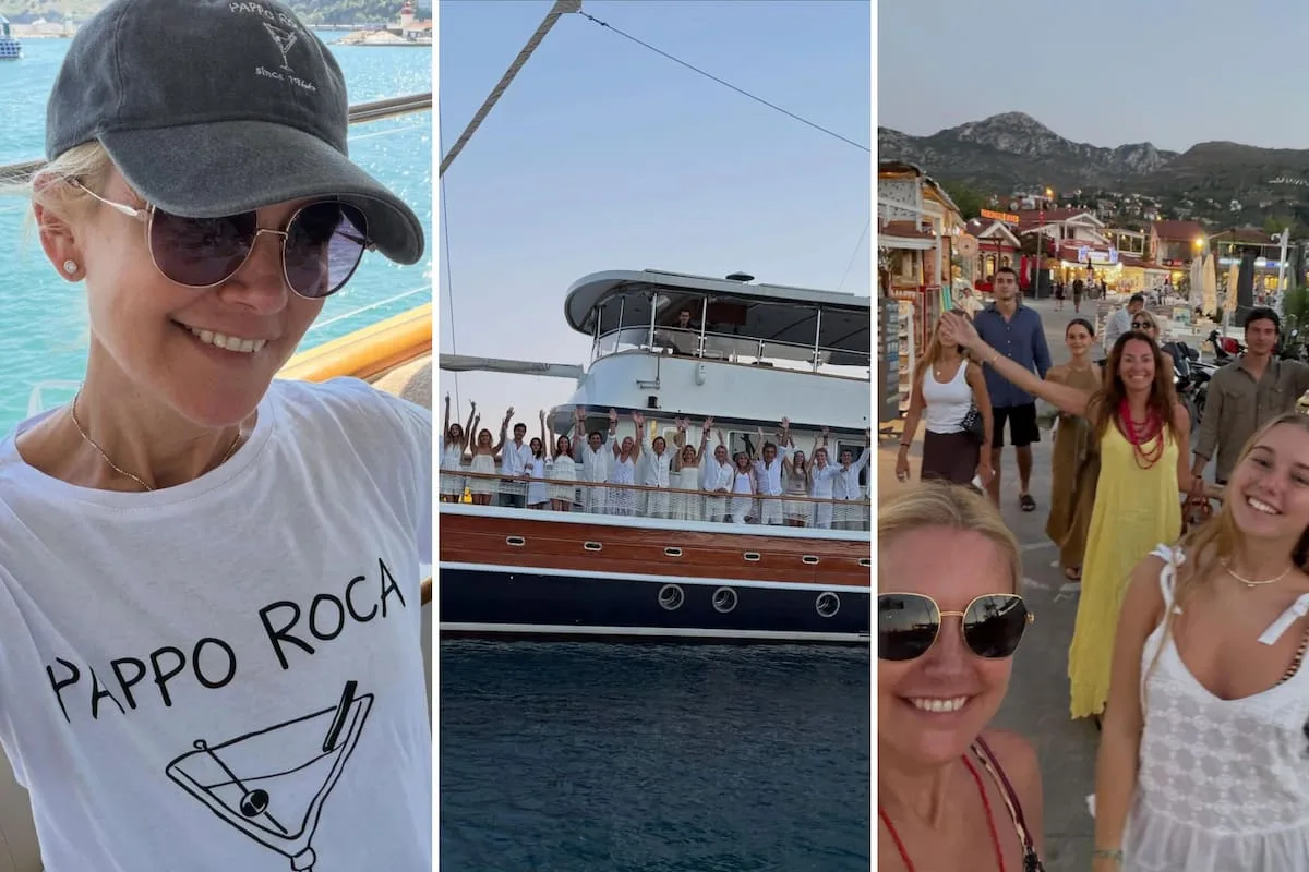 Valeria Mazza mostró sus vacaciones familiares en Turquía: velero, mates y paisajes