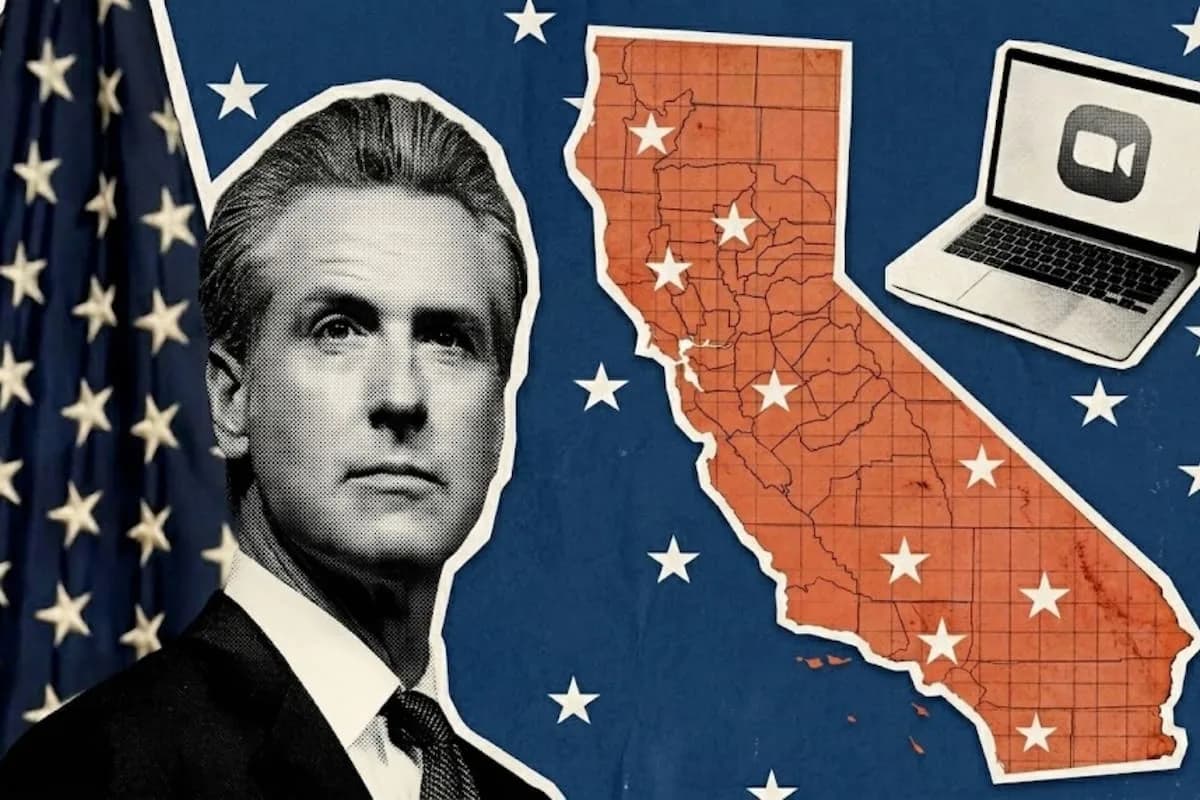 Newsom impone reglas laborales en California: cuatro días presenciales desde julio