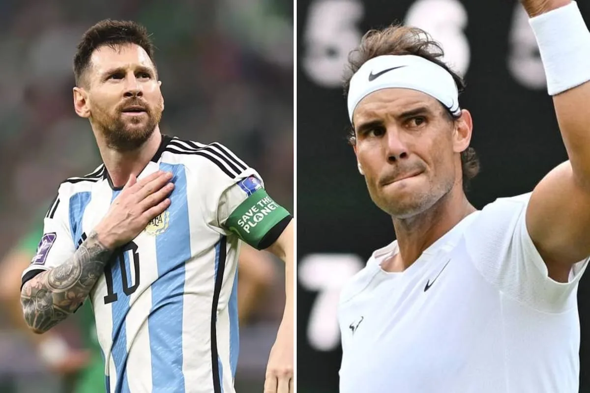 Rafael Nadal le dedicó un emotivo mensaje a Lionel Messi por la muerte de su padre