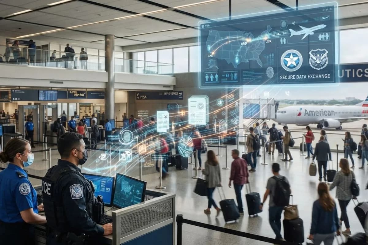 Acuerdo ICE-TSA: cómo funciona el intercambio de datos de pasajeros en aeropuertos de EE.UU.