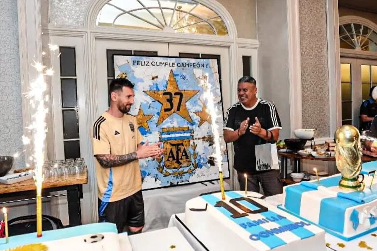 Todos los cumpleaños de Messi con la selección argentina