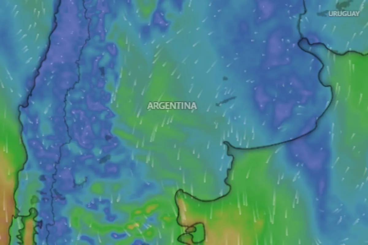 Alerta amarilla por lluvias, nevadas, viento Zonda y ráfagas en ocho provincias