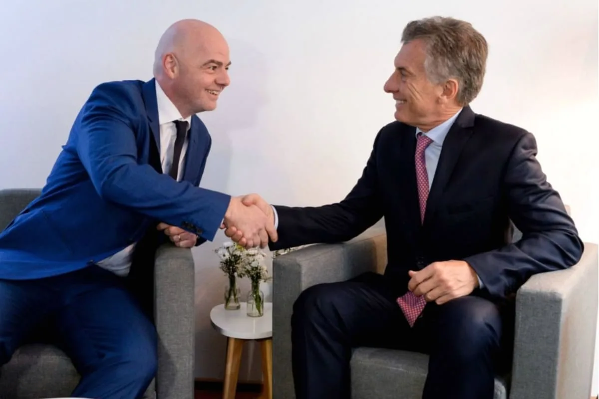 Mauricio Macri anunció un millón de dólares de la Fundación FIFA para ayuda humanitaria en Venezuela