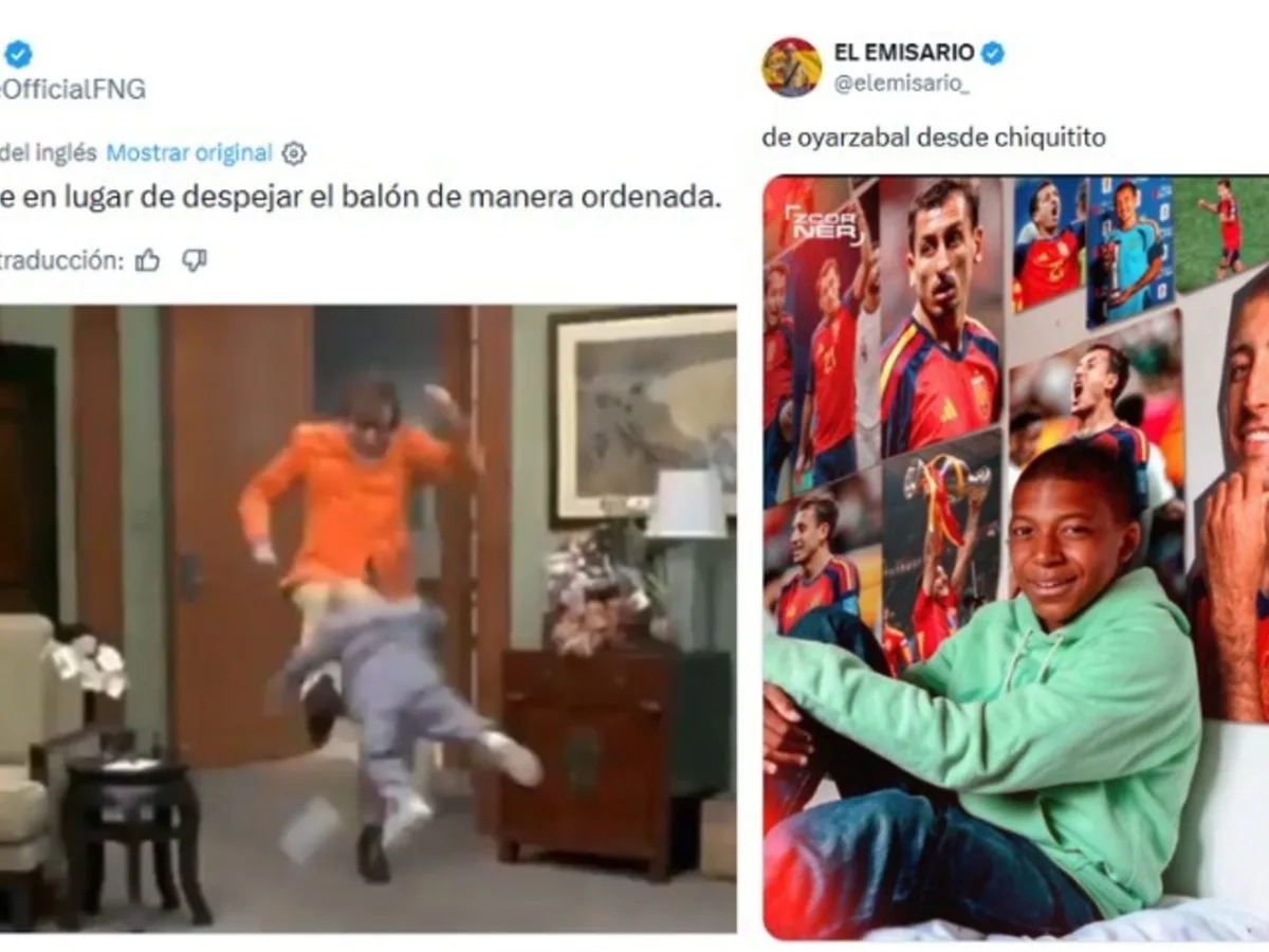 España vs Francia: los memes de la patada de Digne, la siesta de Mbappé y Oyarzabal héroe