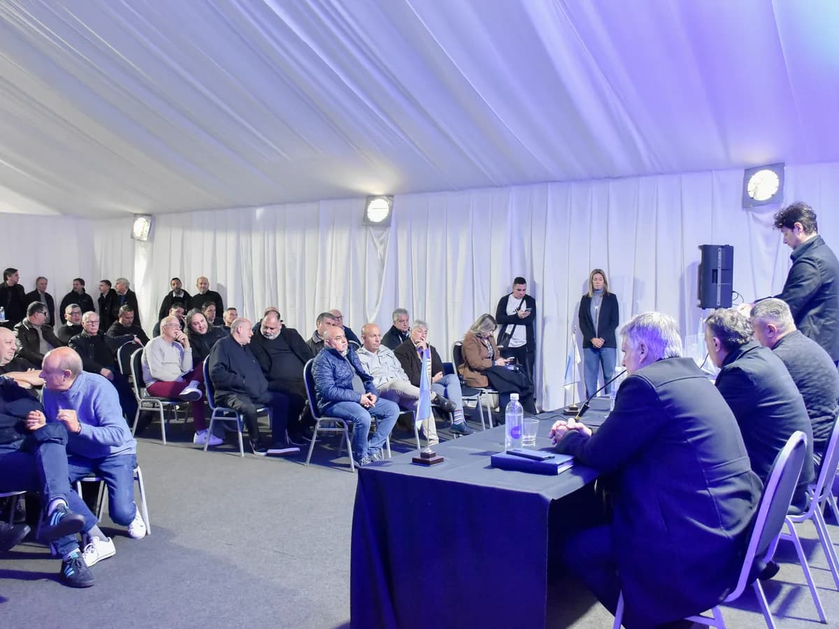La AFA de Tapia montó un acto en Pilar tras el revés judicial por el cambio de sede