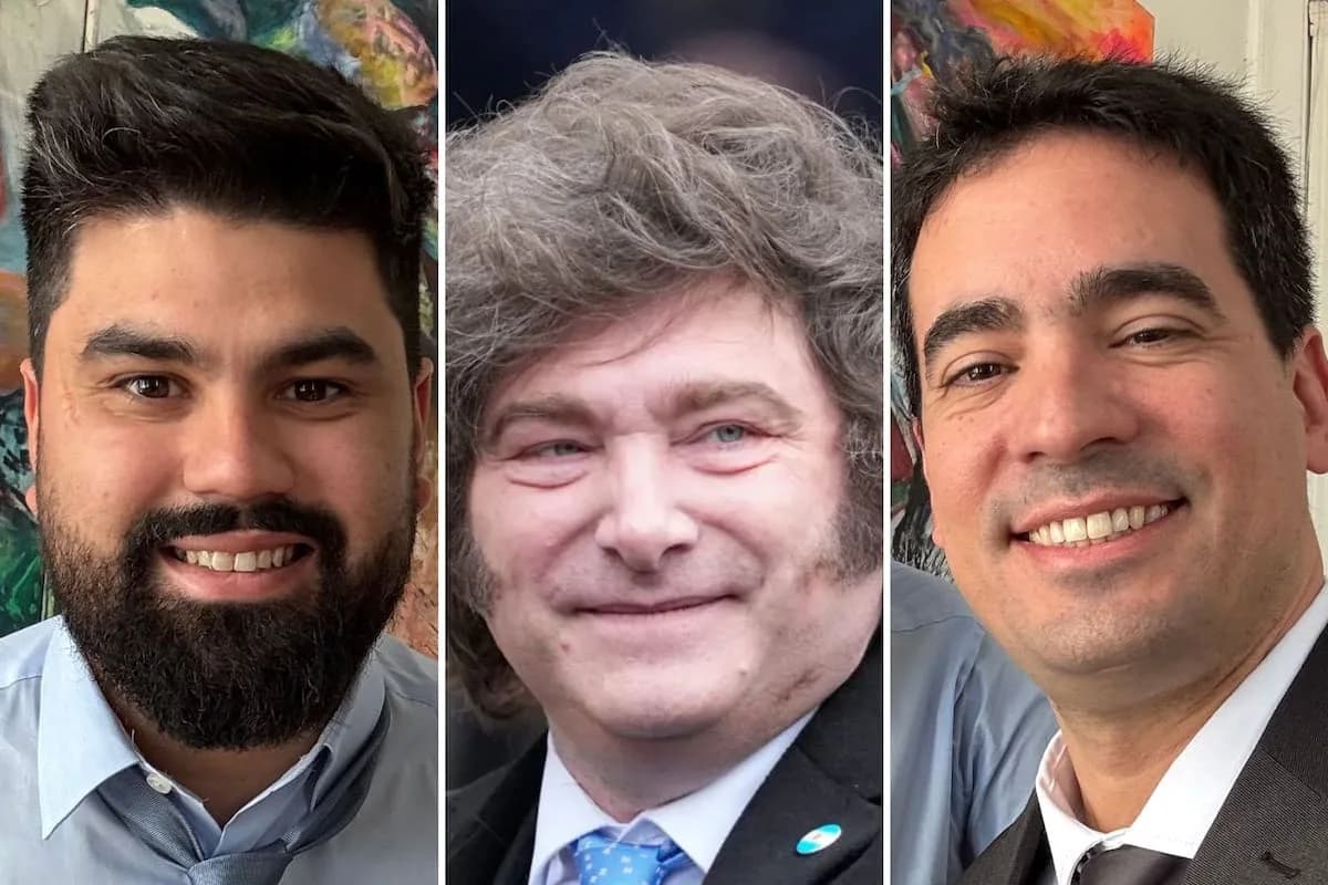 Milei participa en evento con nuevos funcionarios y el hijo de Milton Friedman